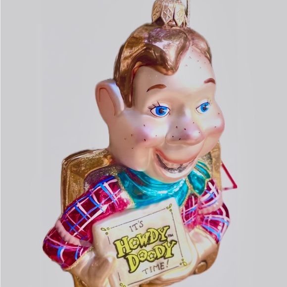 Kurt Adler Howdy Doody blown glass mercury Christmas Ornament. 7”, Polonaise - Picture 2 of 8